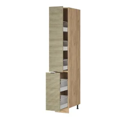 Vicco Apothekerhochschrank Fame-Line Eiche gefräst 30 cm Best