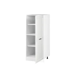 Backofenumbauschrank Küchenschrank Küchenzeile R-Line Landhaus 60 cm Weiß große Tür ^ Vicco Best