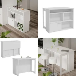 Vicco Bartisch Dominic Weiß 116 x 37 cm Esszimmer Küche offene Fächer Tür Online