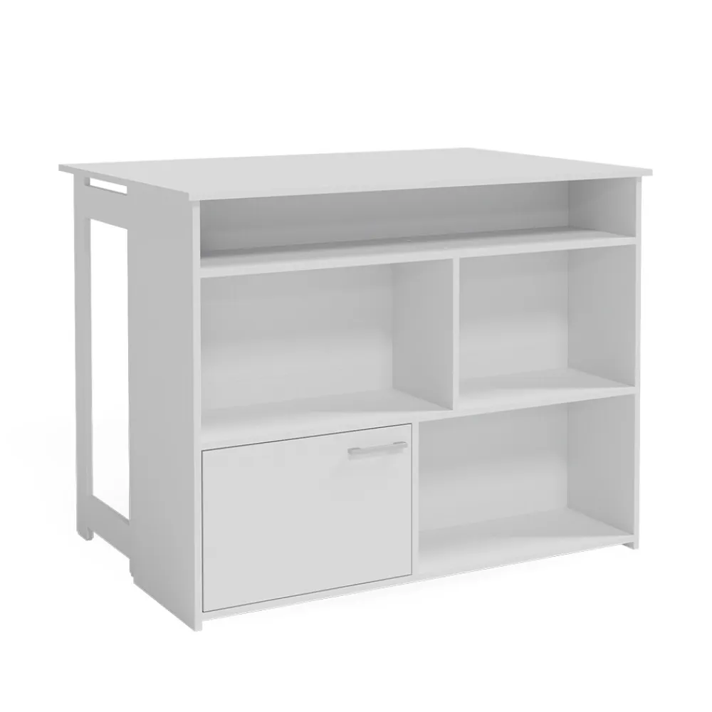 Vicco Bartisch Dominic Weiß 116 x 37 cm Esszimmer Küche offene Fächer Tür Online