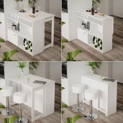 Vicco Bartisch Dominic Weiß 116 x 37 cm Esszimmer Küche offene Fächer Tür Online