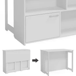 Vicco Bartisch Dominic Weiß 116 x 37 cm Esszimmer Küche offene Fächer Tür Online