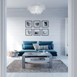 Vicco Couchtisch Beton Optik Weiß Wohnzimmertisch Beistelltisch Holztisch Discount