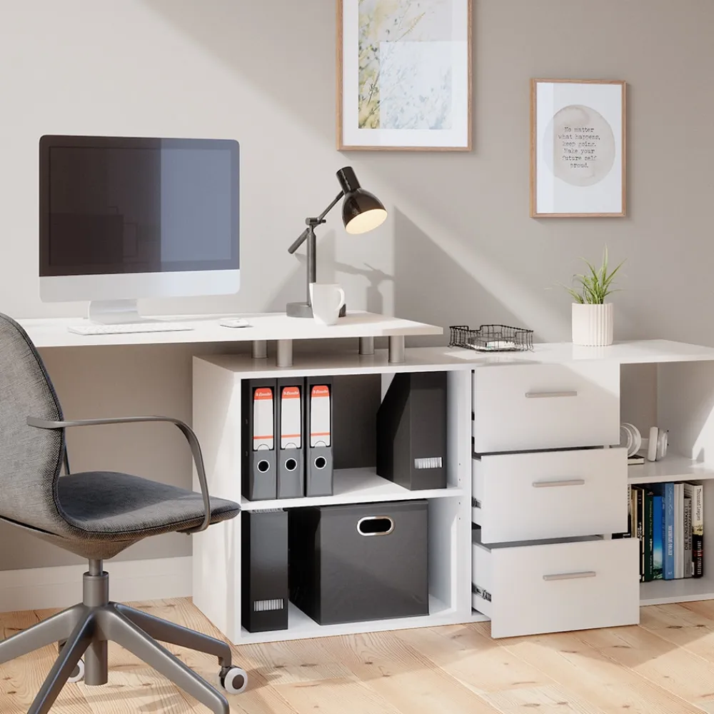 Vicco Eckschreibtisch Schreibtisch Bürotisch Dante Winkelschreibtisch PC-tisch Sale