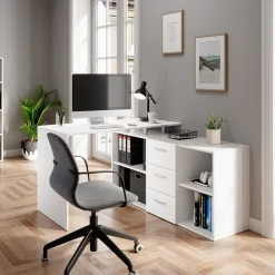 Vicco Eckschreibtisch Schreibtisch Bürotisch Dante Winkelschreibtisch PC-tisch Sale
