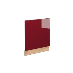 Geschirrspülerblende Küchenschrank Küchenmöbel Fame-Line Eiche Rot Bordeaux modern 60 cm Küche Einbauküche Geschirrspüler Blende Küchenzeile Hochglanz ^ Vicco Clearance