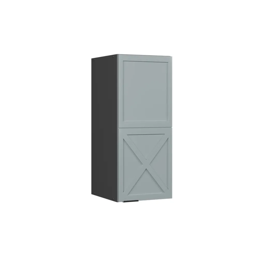 Hängeschrank Fame-Line Anthrazit Hellblau-Grau gerahmt 30 cm ^ Vicco Hot