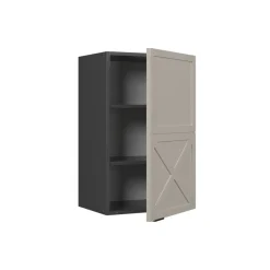 Vicco Hängeschrank Fame-Line Anthrazit Grau-Beige gerahmt 45 cm Discount