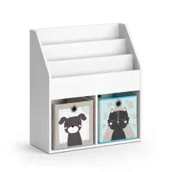 Kinderregal Bücherregal Aufbewahrungsregal Luigi Spielzeugablage Faltbox ^ Vicco Hot