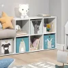Kinderregal 6 Fächer inklusive Kinder Faltboxen Bücherregal Aufbewahrungsregal Spielzeug ^ Vicco Outlet