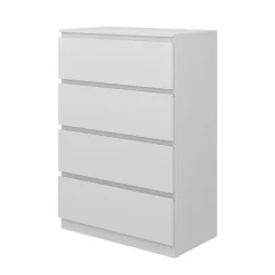 Vicco Kommode Calisto, Weiß 70 x 102 cm, mit 4 Schubfächer, Schrank, Wohnzimmer Outlet
