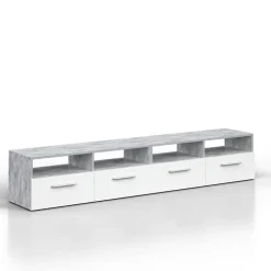 Lowboard Diego Fernsehschrank Sideboard TV Fernsehtisch Beton ^ Vicco Discount