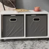 Vicco Rollcontainer Bürocontainer 2 Fächer Aktenregal Büroregal Aktenschrank Outlet