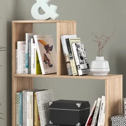 Vicco Treppenregal Asym Raumteiler Bücherregal Regal Wandregal 4 Fächer Sonoma Discount