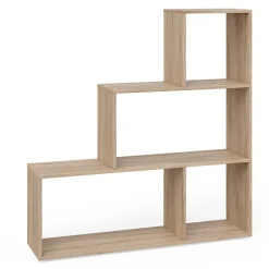 Vicco Treppenregal Asym Raumteiler Bücherregal Regal Wandregal 4 Fächer Sonoma Discount