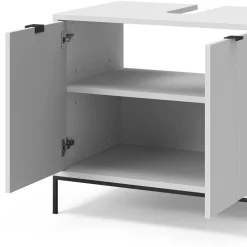 Vicco Waschbeckenunterschrank Eliza Weiß 70 x 63 cm mit 2 Türen Clearance
