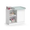 Wickelkommode Ruben 113 x 53 cm, Weiß, Wickeltisch inkl. Wickelauflage ^ Vicco Discount