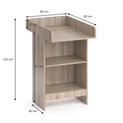 Vicco Wickeltisch Wickelkommode Wickelschrank Leo Wickelaufsatz Sonoma Ablage Online