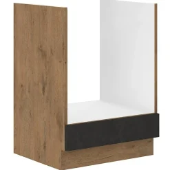 Küchen-Preisbombe Vigo Herdunterschrank 60 cm Eiche Lancelot Matera Grau Küchenzeile Küchenblock Best