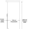 Vigo Midischrank 60 cm Eiche Lancelot Matera Grau Küchenzeile Küchenblock Küche ^ Küchen-Preisbombe Best