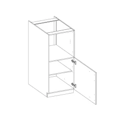 Vigo Midischrank 60 cm Eiche Lancelot Matera Grau Küchenzeile Küchenblock Küche ^ Küchen-Preisbombe Best