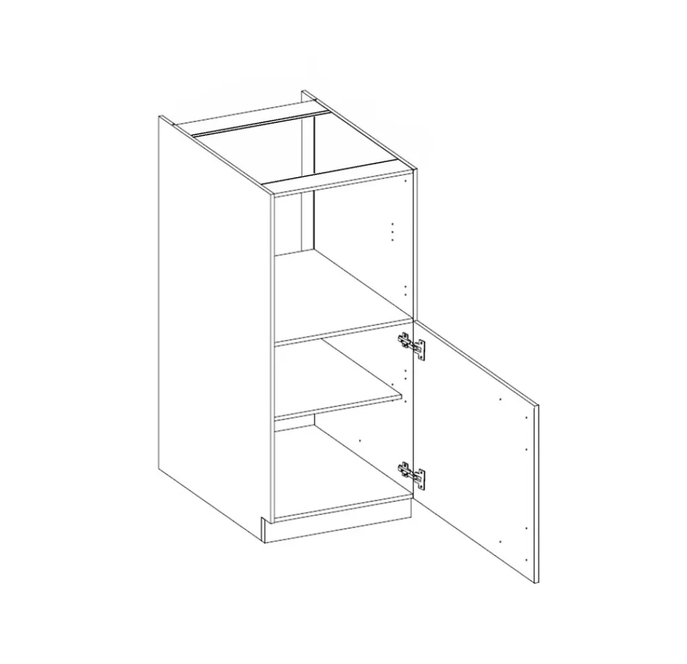 Vigo Midischrank 60 cm Eiche Lancelot Matera Grau Küchenzeile Küchenblock Küche ^ Küchen-Preisbombe Best