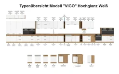 Vigo Unterschrank Regal 30 cm Eiche Lancelot Küchenzeile Küchenblock Küche ^ Küchen-Preisbombe New