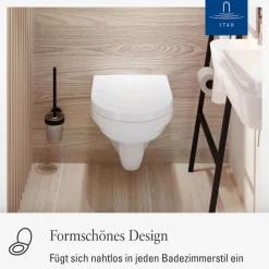 Villeroy & Boch WC-Sitz O.novo 423 x 368 x 51 mm weiß Hot