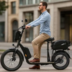 E-Scooter - XI-1500-EEC - schwarz, 15Ah ^ Viron Hot