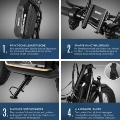 E-Scooter - XI-1500-EEC - schwarz, 15Ah ^ Viron Hot
