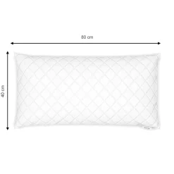 2er Set Microfaser Kopfkissen 40 x 80 cm Allergiker geeignet Kissen ^ VitaliSpa Online
