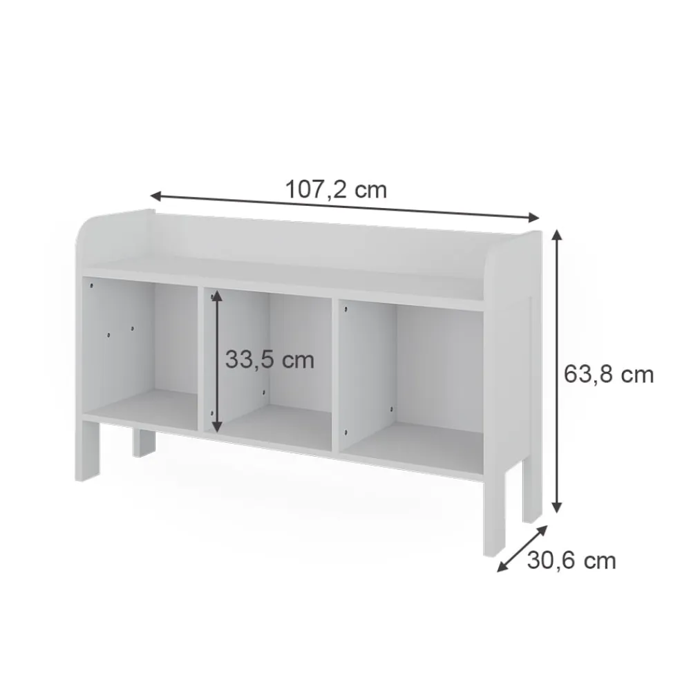 VitaliSpa Sitzbank Ajaton Weiß 107,2 x 63,8 cm Online