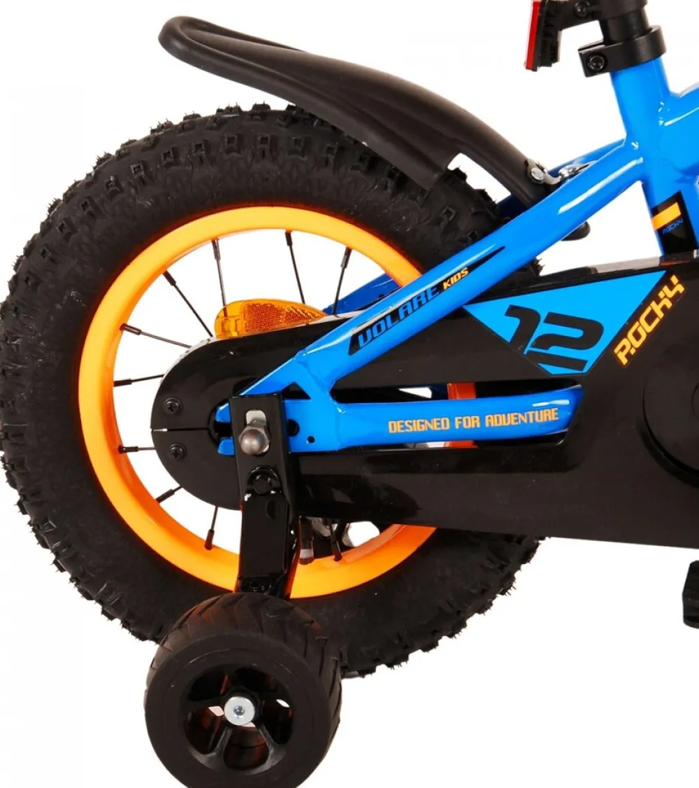 Volare Kinderfahrrad Rocky 12 Zoll, blau Hot