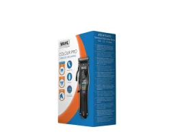 Wahl Colour Pro 3027682 Tierhaarschneider (Akkubetrieb, verstellbarer Hebel für 3 präzise Schnittlängen (0,8/1,5/1,8 mm), Schnittbreite 40 mm, für feine Details bei Pferden, leichte Pflege von kleinen bis mittelgroßen Haustieren, Laufzeit bis zu 2 h, 8 far Online