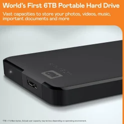 WD Elements Portable 2TB schwarz Externe HDD-Festplatte ^ Western Digital Best