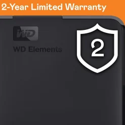 WD Elements Portable 2TB schwarz Externe HDD-Festplatte ^ Western Digital Best