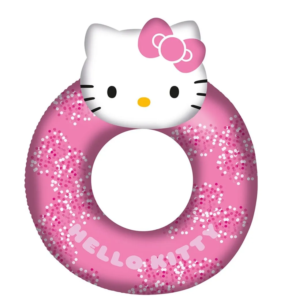Hello Kitty großer Schwimmring gefüllt mit Glitzer ^ Wehncke Online