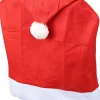 Weihnachten Stuhlhussen 6er Set I Rot I Nikolausmütze I Stuhlbezüge Esszimmer Weihnachtsdeko Weihnachtsmütze Sesselüberzug Husse für Schwingstuhl ^ Novaliv New