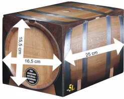 Weinhaus Müller Bornheim Pfalz Spätburgunder Rotwein trocken 13 % vol. 5 Liter Bag in Box Best