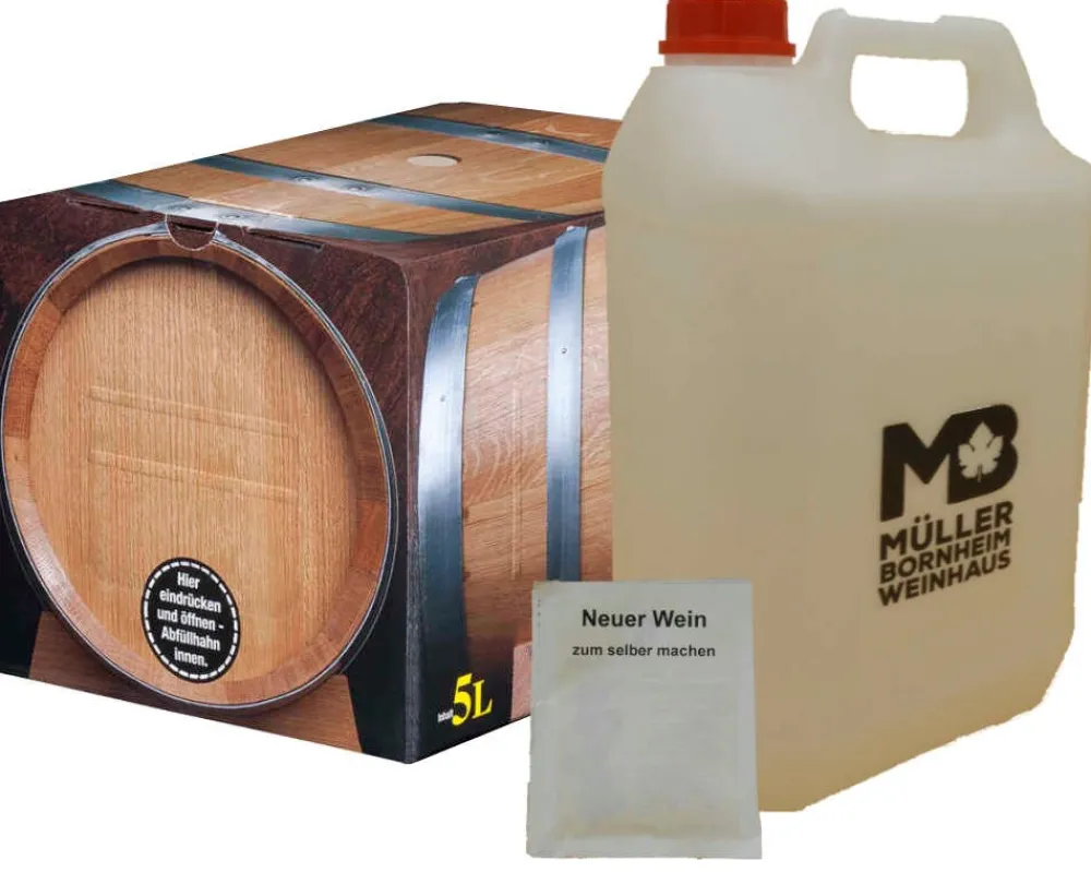 Pfalz roter Federweiser 7 % vol. 5 Liter Bag in Box ^ Weinhaus Müller Bornheim Best