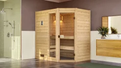 Eck-Sauna Valida 1 Sparset 2, 189 x 203,5 x 139 cm ^ Weka New