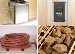 Eck-Sauna Valida 1 Sparset 2, 189 x 203,5 x 139 cm ^ Weka New
