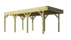 Weka Einzelcarport kdi mit Vorbereitung zur Dachbegrünung Best