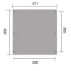 Weka Flachdach-Doppelcarport 616