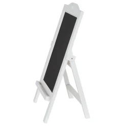 MCW Werbetafel -E51, Aufsteller Kreidetafel Kundenstopper Dekotafel, 66x39x33cm ~ weiß lackiert Best