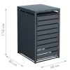 Metall Mülltonnenbox Kubus - versch. Ausführungen ^ Westmann Clearance