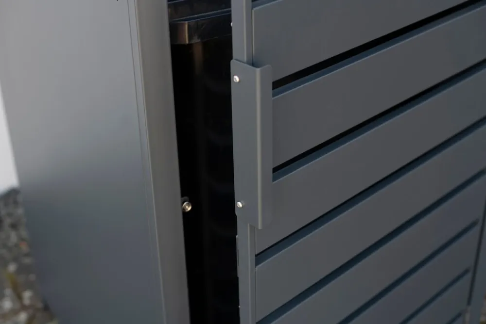 Metall Mülltonnenbox Kubus - versch. Ausführungen ^ Westmann Clearance
