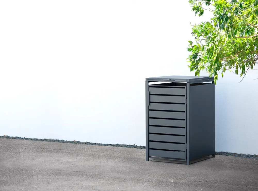 Metall Mülltonnenbox Kubus - versch. Ausführungen ^ Westmann Clearance