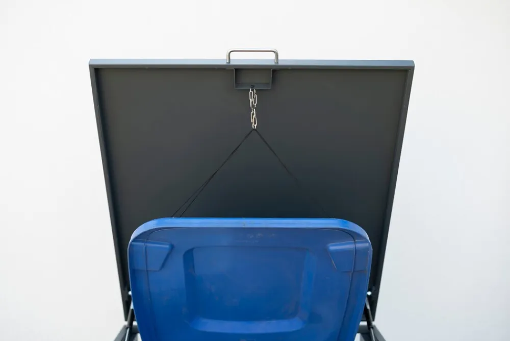 Metall Mülltonnenbox Kubus - versch. Ausführungen ^ Westmann Clearance