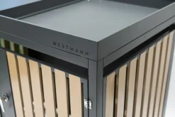 Westmann Mülltonnenbox und Gerätebox  inkl. Pflanzkastendach versch. Ausführungen